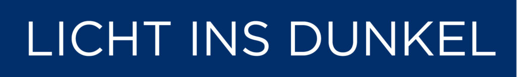 Blaues Logo von Spendenpartner Licht ins Dunkel